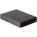 Storage box black, A5, 250 x 180 x 40 mm, with lid, FSC paperboard, riveted