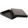 Storage box black, A4, 320 x 240 x 40 mm, with lid, FSC paperboard, riveted