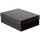 Storage box black, A4, 320 x 240 x 100 mm, with lid, FSC paperboard, riveted