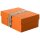 Aufbewahrungsbox Orange, A5, 250 x 180 x 100 mm, mit Deckel, FSC Pappe, genietet
