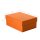 Aufbewahrungsbox Orange, A5, 250 x 180 x 100 mm, mit Deckel, FSC Pappe, genietet
