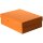 Aufbewahrungsbox Orange, A4, 320 x 240 x 100 mm, mit Deckel, FSC Pappe, genietet