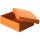 Aufbewahrungsbox Orange, A4, 320 x 240 x 100 mm, mit Deckel, FSC Pappe, genietet