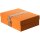 Aufbewahrungsbox Orange, A4, 320 x 240 x 100 mm, mit Deckel, FSC Pappe, genietet