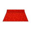 Geschenkpapier Rote Blumen, zweifarbig, Recyclingpapier, glatt - 1 Rolle 0,70 x 10 m