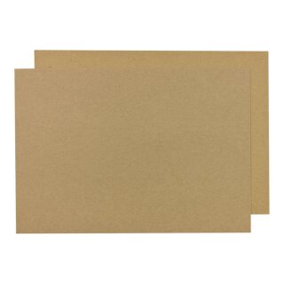 A5 Kraft cardboard 244 g/m², 14,8 x 21 cm, brown, crafting 25er Pack