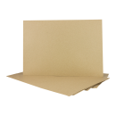 A4 kraft paper 100 g/m², smooth, brown, 21 x 29.7 cm - 100 sheets/pack