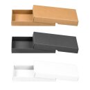 Folding box 18.5 x 9.5 x 2.5 cm, brown, black, lid,...