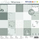 Kreativ-Papier MISTY WINTER für Scrapbooking, 30,5 x 30,5 cm