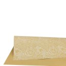 10 x Gift Paper "Snow fancy", 50 x 70 cm, Kraftpaper