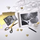 Album, ivory, various sizes, 40 white sheets of kraft paper, photo album