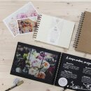 Album, ivory, various sizes, 40 white sheets of kraft paper, photo album