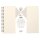 Album, ivory, various sizes, 40 white sheets of kraft paper, photo album