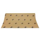 10 x Wrapping Paper "camera", ribbed, brown, 50...