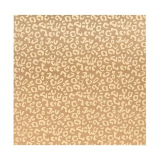 Bazzill Classic Power 30 x 30 cm with gold embossing leopard