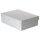 Archive and storage box made of cardboard, white, for A4, 320 x 240 x 100 mm, lid
