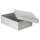 Archive and storage box made of cardboard, white, for A4, 320 x 240 x 100 mm, lid