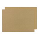 25 x A4 Kraft cardboard 225 g/m², 21 x 29,7 cm, brown for crafting