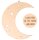 Craft Kit Moon Mobile made of wood for assembling and decorating, 19 pieces