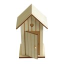 Miniature decorative house, changing cabin 14 x 8 cm,...