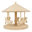Horse carousel made of natural wood Childrens room...