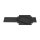 Folding box 15,5 x 23,5 x 5 cm, black, with lid, recycling cardboard - 10 boxes/set