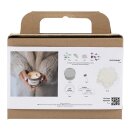 Bastelset Sojawachskerze mit echten Kristallen, inkl. Material und Anleitung