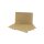 Paper bag, smooth, 165 x 215 mm, kraft paper, brown with Flap - 100pcs/pack