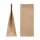 Block bottom bag 80 x 200 x 60 mm, brown, kraft paper smooth, single ply, o. window