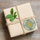 Kit de bricolage pour calendrier de lAvent comprenant 24 bo&icirc;tes, 24 autocollants chiffres design et de la ficelle de jute