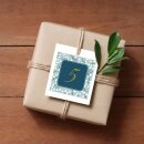 Kit de bricolage pour calendrier de lAvent comprenant 24 bo&icirc;tes, 24 autocollants chiffres design et de la ficelle de jute