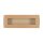 Box with window and hinged lid 18.5 x 6.8 x 2.5 cm, kraft cardboard - set of 10