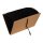 Document folder with ribbon closure, brown, 24 x 34 x 4 cm, 18 compartments, A4