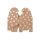 Geschenkschachtel 6 x 7,5 x 2,5 cm, große goldene Punkte, Kraftkarton - 4er Pack