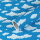 Geschenkpapier Wolken, Blau und Weiß, 0,70 x 10 m -Geburtstagspapier für Kinder