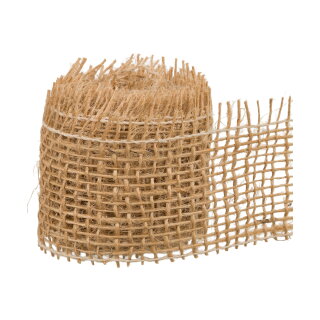 Juteband Natur, 4 cm x 3 m - für Geschenke, Floristik, Deko & Handarbeit