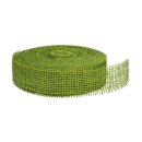 Jute ribbon, dark green, 4 cm x 3 m – for gifts,...