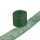 Jute ribbon, dark green, 4 cm x 3 m – for gifts, floristry, decorations, and crafts