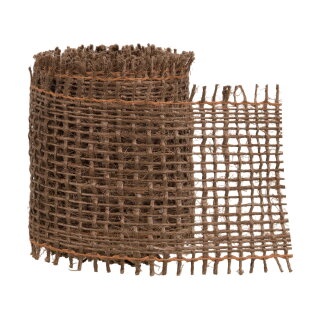 Juteband Braun, 4 cm x 3 m - für Geschenke, Floristik, Deko & Handarbeit