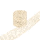 Juteband Weiß, 4 cm x 3 m - für Geschenke,...