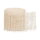 Jute ribbon, white, 4 cm x 3 m – for gifts, floristry, decorations, and crafts