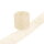 Jute ribbon, white, 4 cm x 3 m – for gifts, floristry, decorations, and crafts