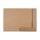Brown presentation folder A4, w. business card slot, kraft cardboard, unprinted - 10 pcs/pack