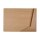 Folder A4, 2-ply, 2 slanted flaps, kraft cardboard, brown, unprinted - pack of 10