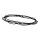 Elastic cord ring, black, for format A4, closed, textile-clad