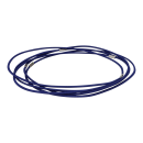 Gummikordel, Blau, 360 mm, geschlossener Ring, textilumflochten