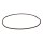 Gummikordel, Braun, 350 mm, geschlossener Ring, textilumflochten