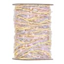 Jute yarn, multicolor, yellow, pink, pastell 15 m
