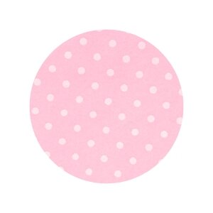 Rose à pois blancs
