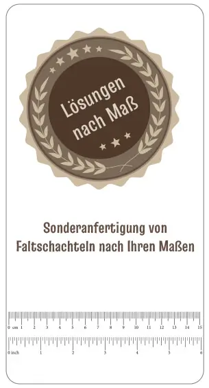 Abzeichen mit Aufschrift 